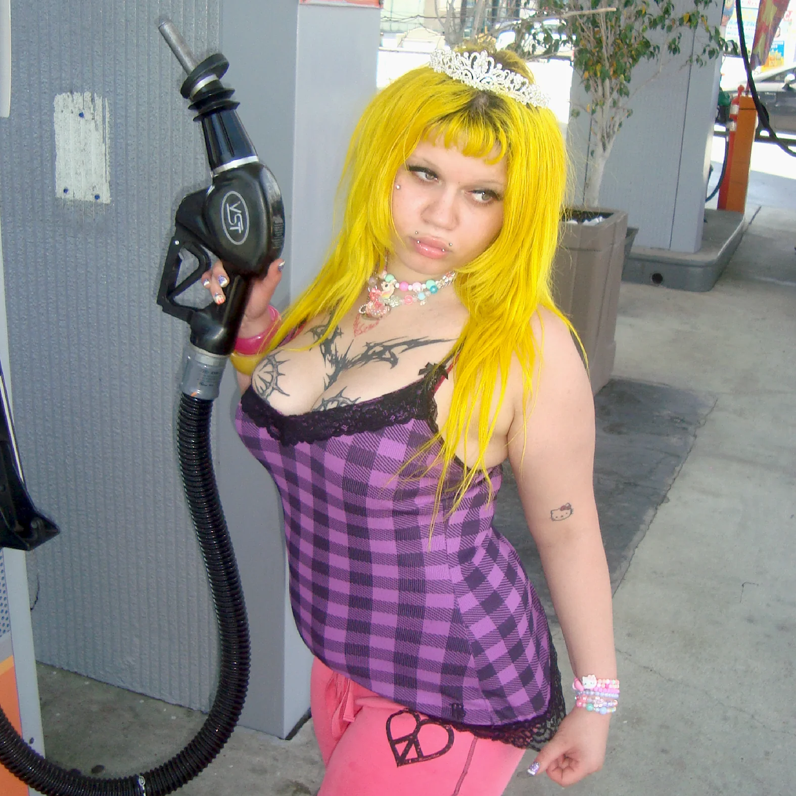 Daytona Tank - Purple Plaid - Image 6